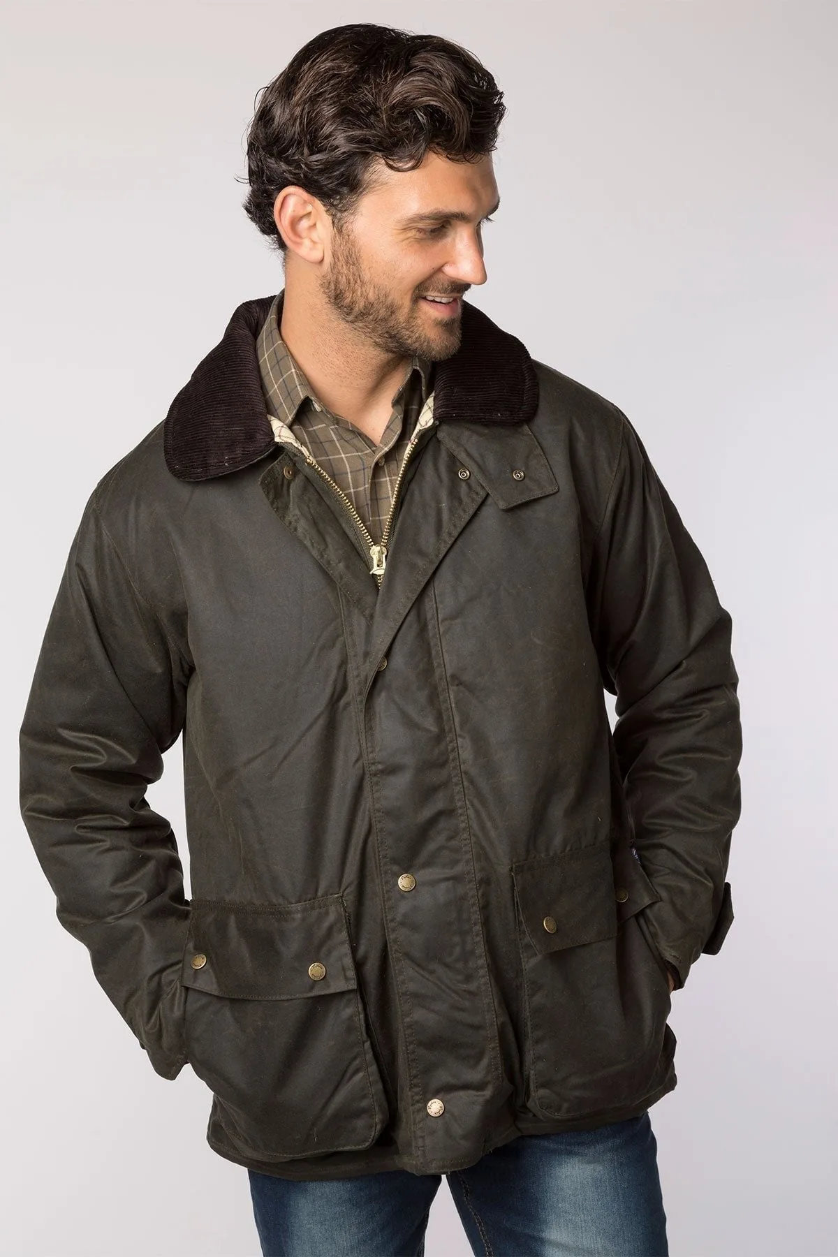 Stamford Mens Padded Wax Jacket - - Size: XXL - Rydale - FashionsVida