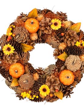 Deko-Kranz "Goldener Herbst" mehrfarbig