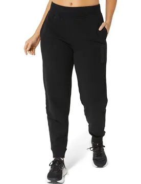 Logo Damen Trainingshose, schwarz XS