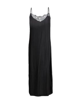 Midi-Kleid Damen Schwarz 34,36 Damen
