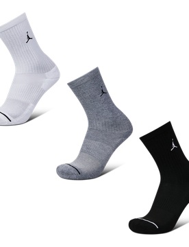 Everyday Cushioned Crew 3 Pack Unisex Socken - Weiß - Größe 35 - 38 White 35 - 38