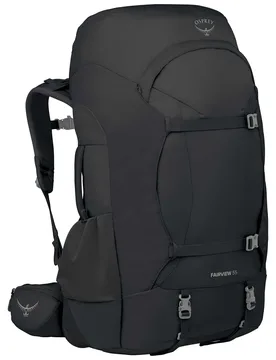 Sac à dos de trekking - Fairview Trek 55 Black en Nylon - Noir - Osprey - FashionsVida