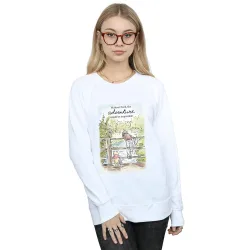 Women's Winnie The Pooh Adventure Sweatshirt in White Size: Large - White - Size: L