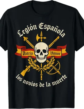 Spanish Legion Married Death Military Homeland Honor Spain T-Shirt Short Sleeve Casual 100% Cotton Shirt - Aliexpress - FashionsVida
