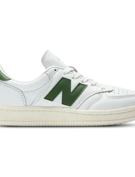 T500 Men's Sneakers - White - Size 6.5 - Leather - White - Size: 6.5 - New Balance - FashionsVida
