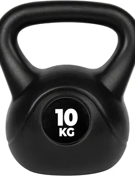 Kettlebell aus PVC - Noir - unisex - Size: 10 kg - VirtuFit - FashionsVida