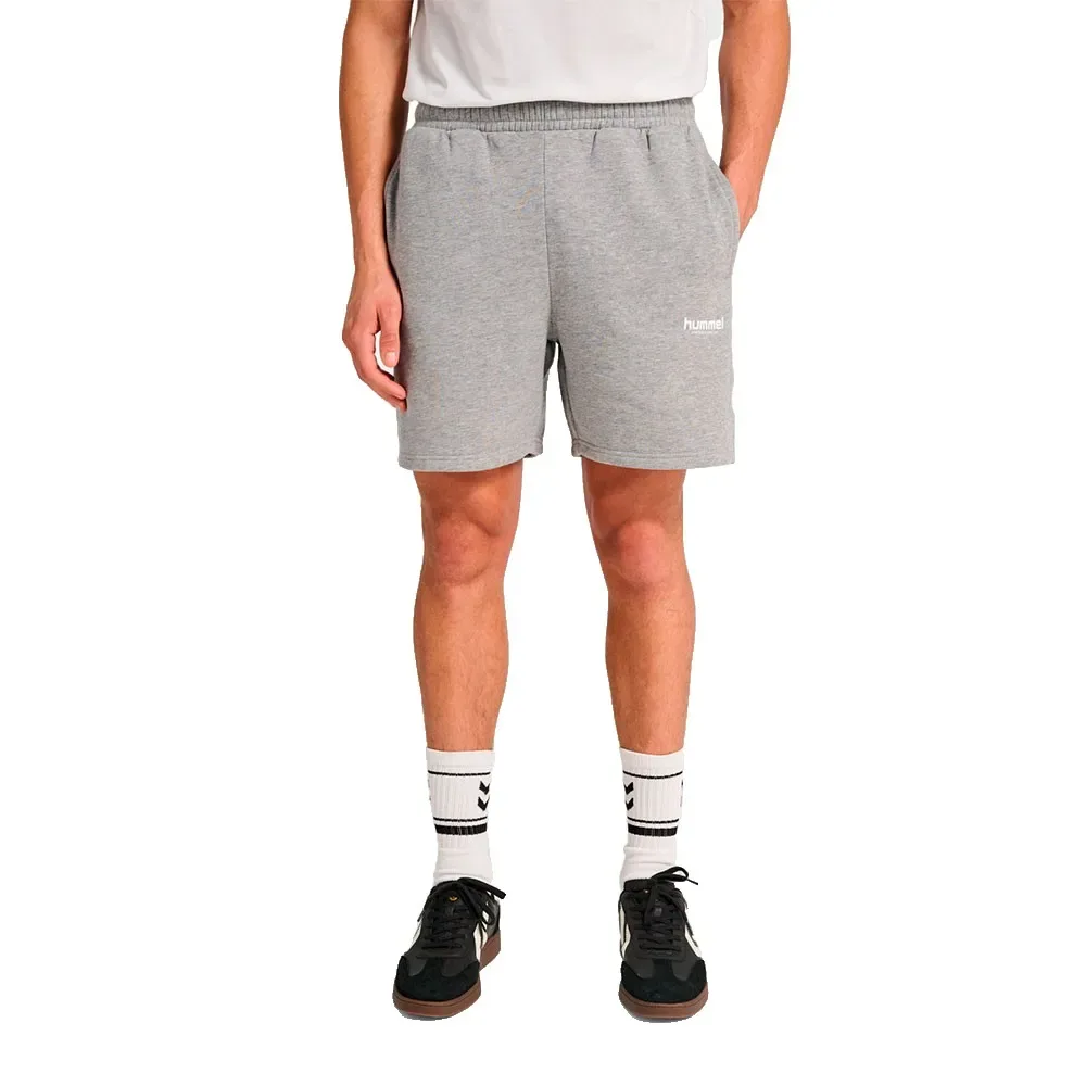 Short Legacy 2.0 Grey Melange S - Hummel - FashionsVida