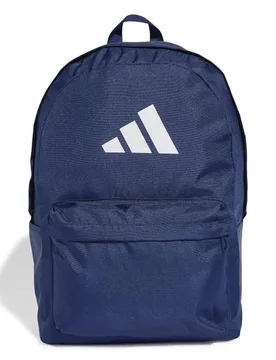 Classic 3 Bar Logo Backpack Dark Blue Unisex - Adidas - FashionsVida