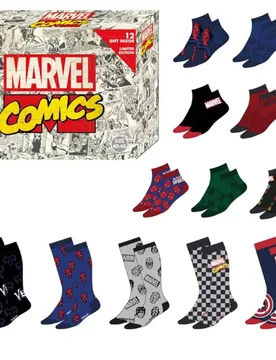 Chaussettes Boîte Cadeau Marvel 12 Paires Multicolor EU 40-46 unisex - Cerda Marvel - FashionsVida