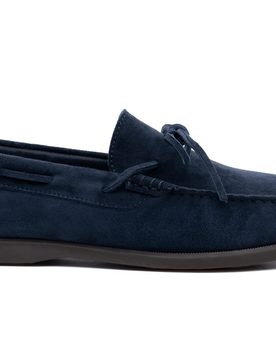 Mocassino da barca amalfi uomo blu