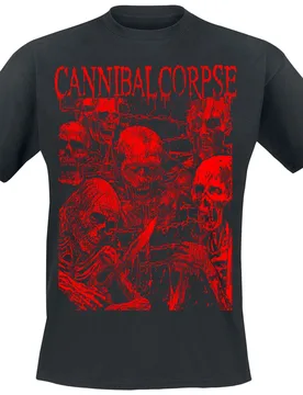T-Shirt - Undead March - S bis XXL - für Männer - Größe S - schwarz - Lizenziertes Merchandise! - Männer - male - Cannibal Corpse - FashionsVida