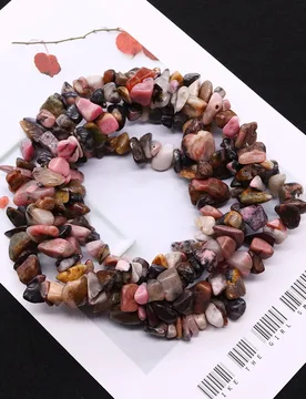 Natural Rhodochrosite Chip Gravel Beads 6-12mm Irregular Semi-precious Stone Loose Bead DIY Unique Necklace Accessory 1 Strand - Aliexpress - FashionsVida