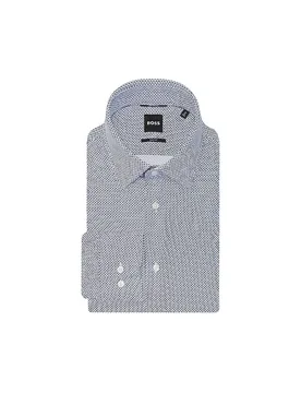 Chemise Slim Fit P-HANK bleu 41 - BOSS - FashionsVida