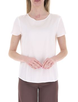 LINKS Blusa in viscosa PANNA 48