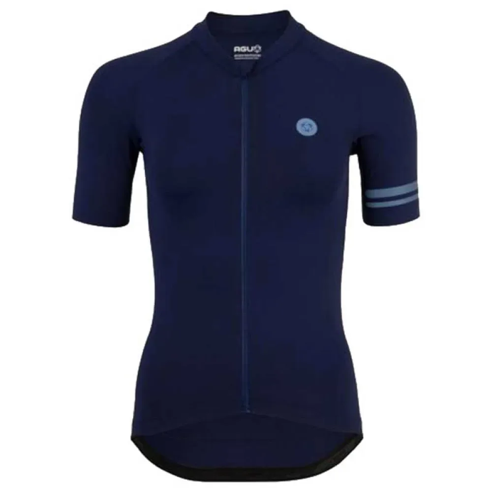 Maglia A Maniche Corte Solid Ii Trend Deep Blue - AGU - FashionsVida