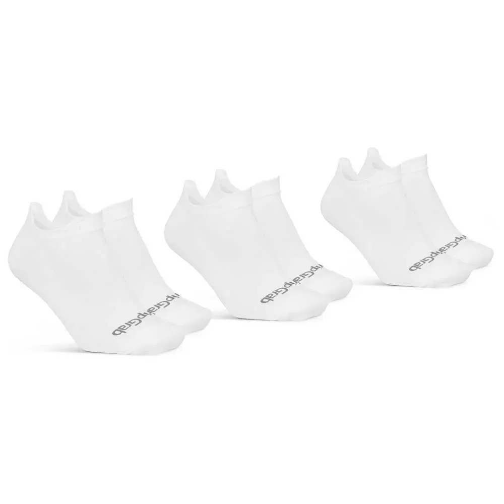 Calzini Corti Classic No Show 3 Unità White - GripGrab - FashionsVida