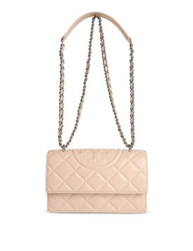 Borsa a traversa in pelle rosa fiammeggiante