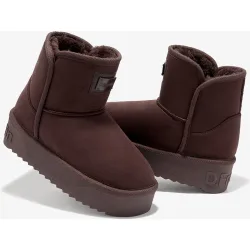 Botas de pelo de mujer estilo australianas de microfibra nordic v.2 basic low