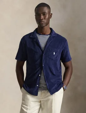 Camisa de hombre de manga corta con bolsillo - Polo Ralph Lauren - FashionsVida