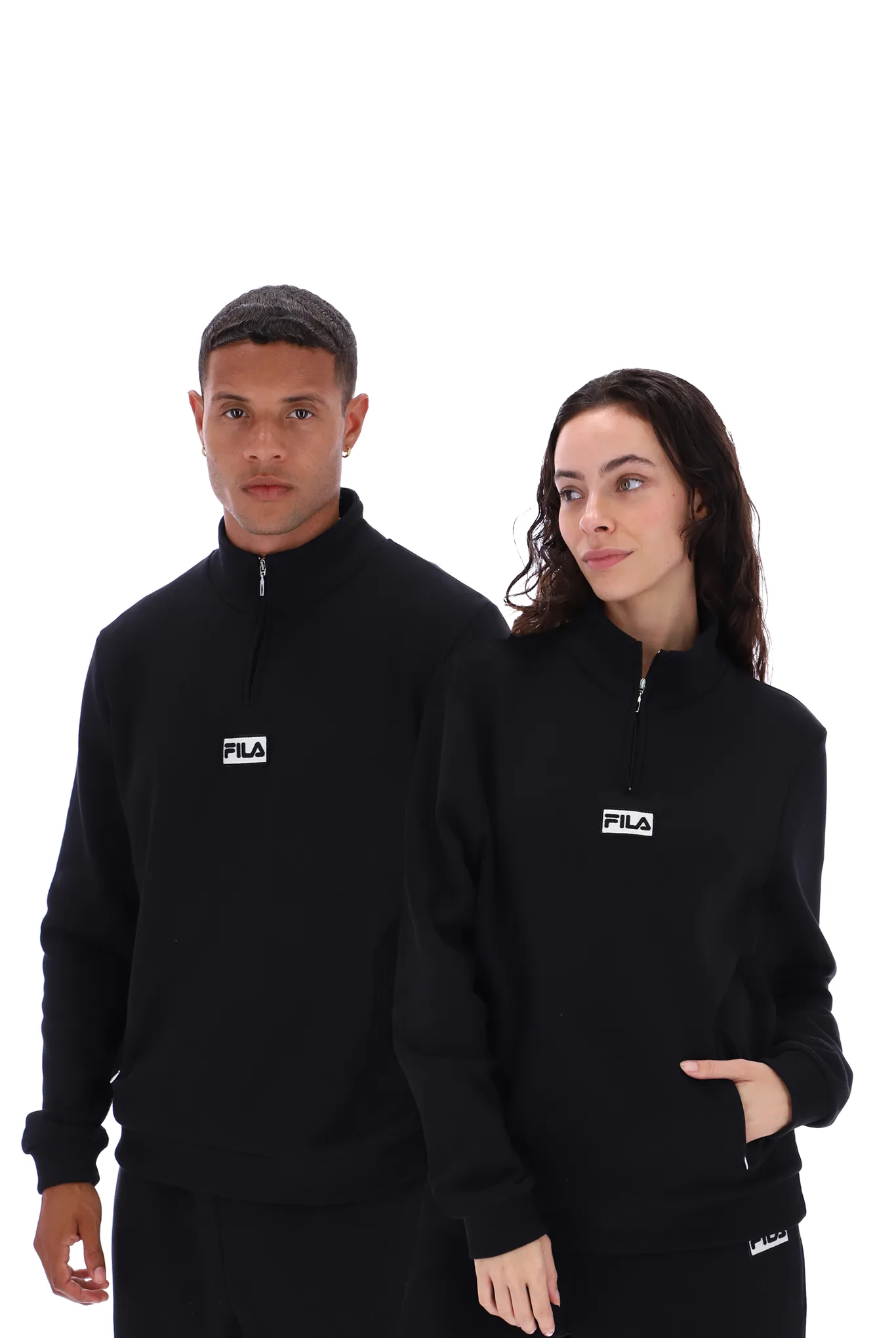 Raffy Unisex Recycled 1/4 Zip Fleece - XS - FILA - FashionsVida