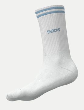 Snocks Socken Unisex Weiß 43-46