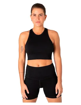 Top De Sport Liquid Flow Jet Black L - super.natural - FashionsVida