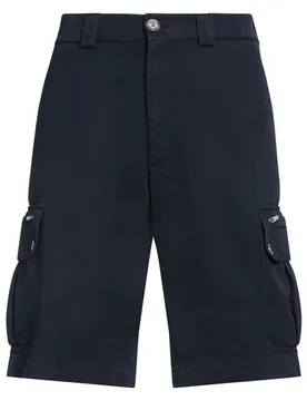 Pantalones cortos y bermudas Hombre Azul noche 54 Hombre - Brunello cucinelli - FashionsVida