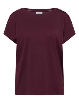 Buckle Detail Shoulder Shirt female