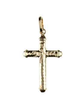 Ciondolo Croce Unisex Oro Giallo GL102080