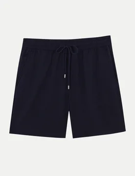 Shorts aus Seersucker Blau L - Nowadays - FashionsVida