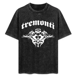 Mark Tremonti T-Shirt Basic Solid Color Casual Tee Shirt