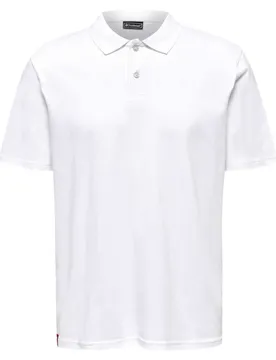 Polo à Manches Courtes Red Classic White 3XL