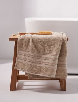 Asciugamano in cotone - beige