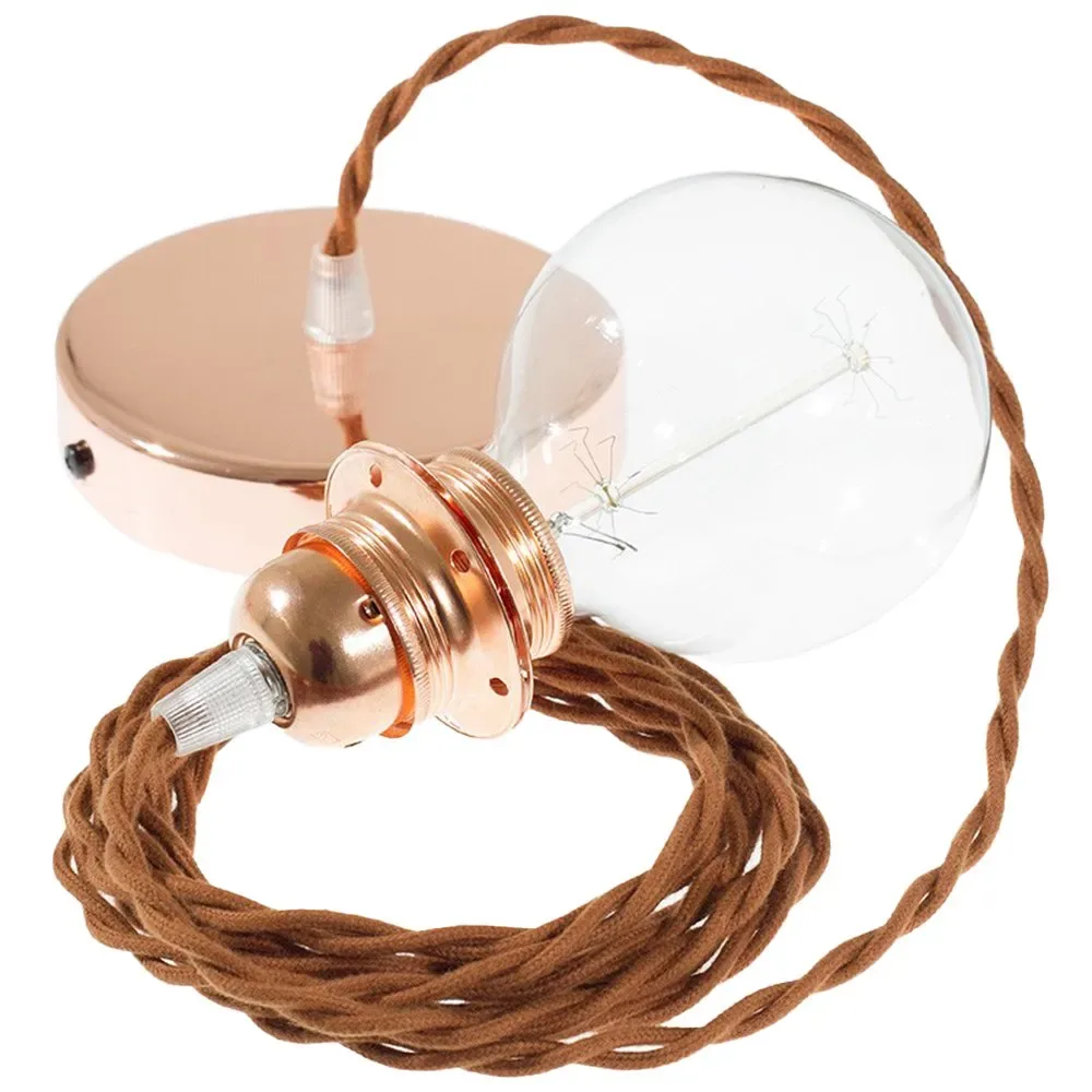 Cables Lampe Suspendue Pendel Pour Abat-jour Tc23 1 M Deer / Copper One Size - Creative - FashionsVida