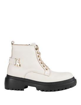 Botines de caña alta Mujer Blanco 36 Mujer
