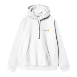 Hooded American Script Sweat White XXL Herren