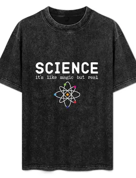 SCIENCE It's Like Magic, But Real T-Shirt Construction Work Tee Shirt - Aliexpress - FashionsVida