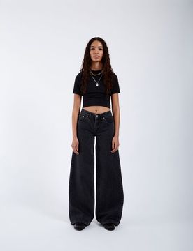 Jeans - RHUE - W25L32 bis W29L32 - für Damen - Größe W29L32 - schwarz - Frauen - female