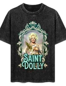 Saint Dolly Parton 1964 T-Shirt Basic Casual Wear Short Sleeve Top - Aliexpress - FashionsVida