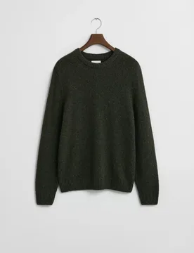 WOOL BLEND NEPS C-NECK male - L - FashionsVida