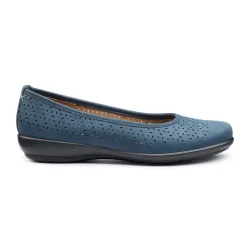 Women's 'Livvy II' Ballerinas in Dark Blue Size: 3.5 - Dark Blue - Size: 3.5