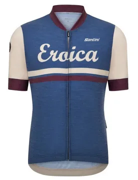Maillot à Manches Courtes Eroica Iris - Santini - FashionsVida