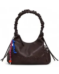 Borsa a mano Half Logo Donna Marrone - 25WAXPAY-6009-U