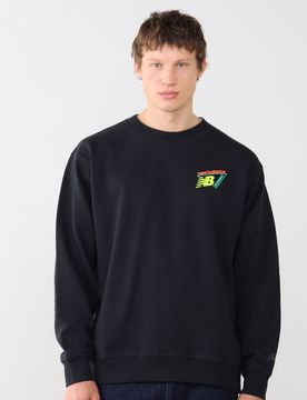 Sweat Crew Neon Logo noir m