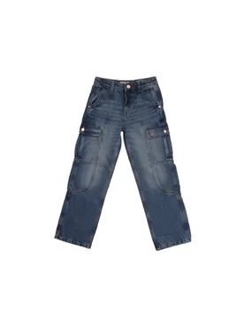 Bambina jeans j5ya07 d5fl0 gnyh rigid denim fashion fit pants denim washed - Guess - FashionsVida