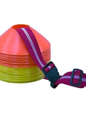 Cônes D´entraînement 60 Unités Orange Fluor / Royal 19 cm unisex - Softee - FashionsVida