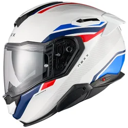Casco Moto integrale X.TR Quanta Bianco Rosso Blu taglia 2XL