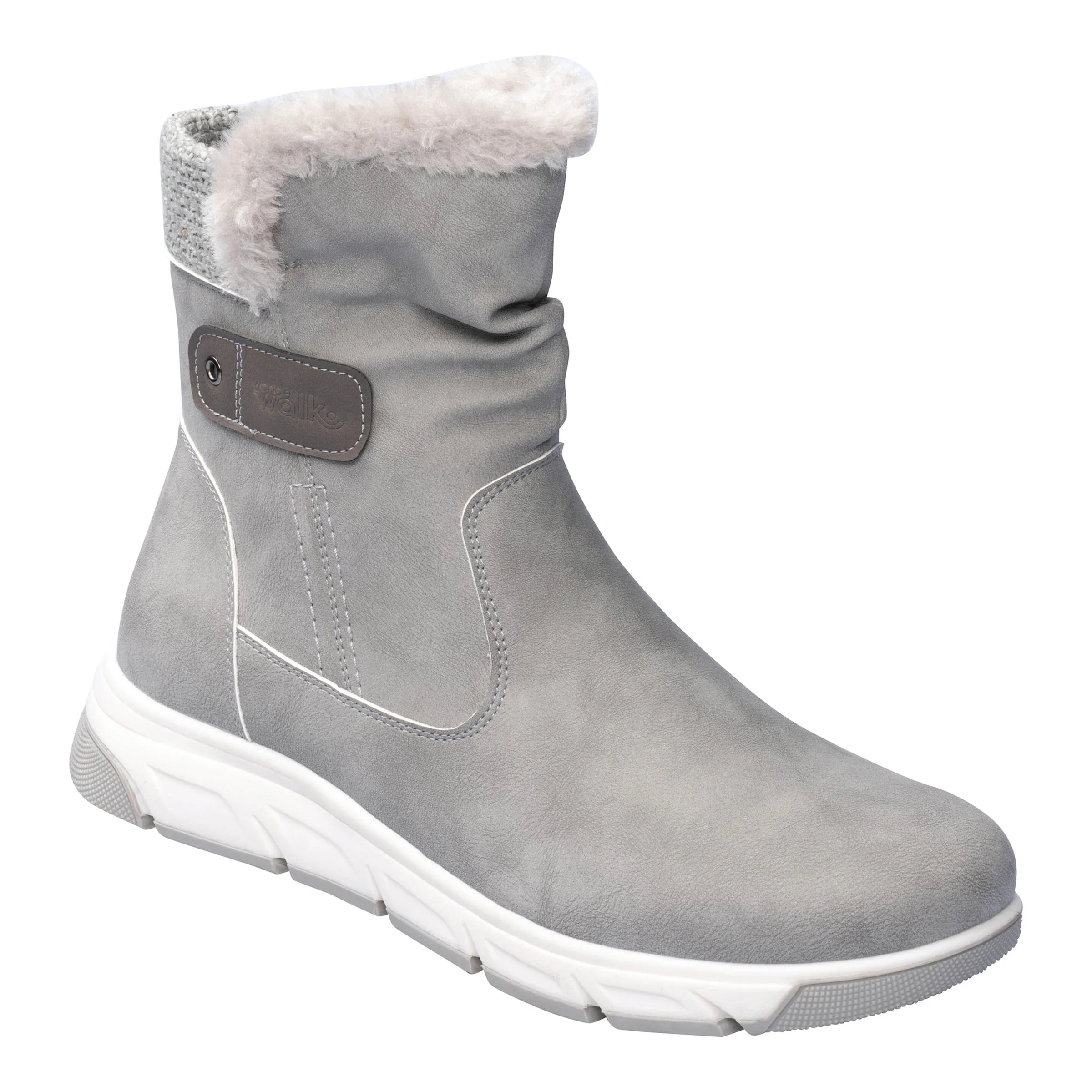 Kuschelstiefel „Flora“ grau 37 Damen - wonderwalk - FashionsVida