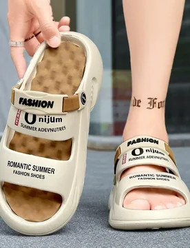 Summer Men's Massage Slippers Outdoor Sandals Beach Comfortable Soft Slides Indoor Casual Shoes Men Sandals Big Size 47 48 - Aliexpress - FashionsVida