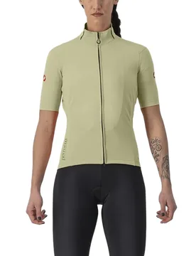 Maglia A Maniche Corte Perfetto Ros 2 Wind Gore-tex Infinium™ Windstopper® Green - Castelli - FashionsVida